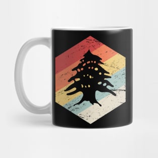 Retro Lebanon Cedar | Lebanese Graphic Mug